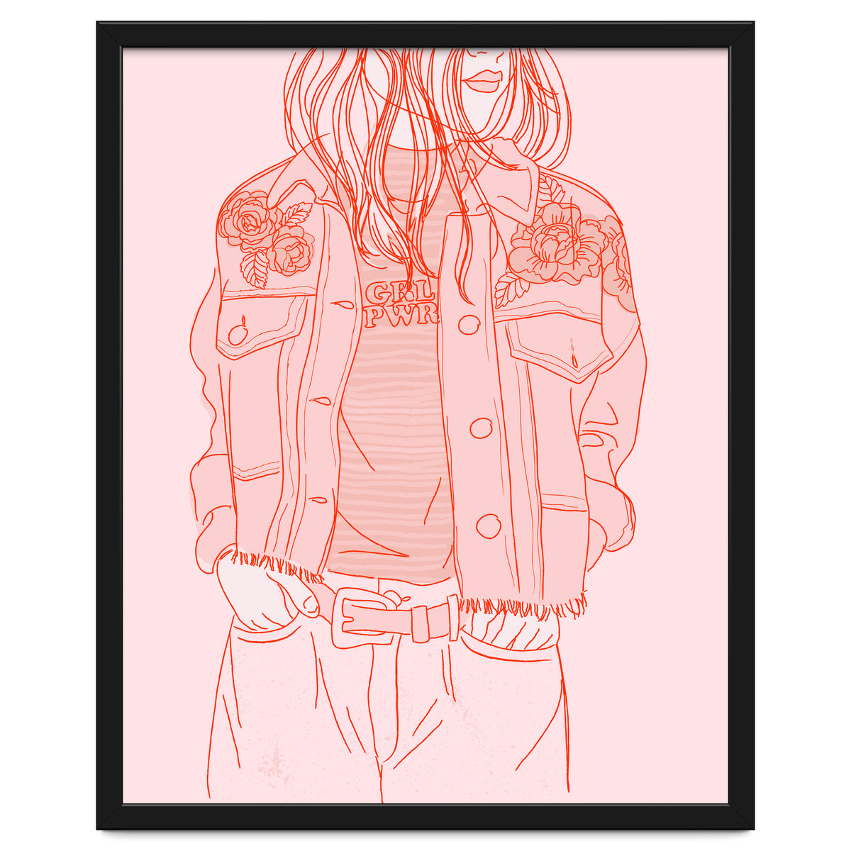Pink Jeans Jacket