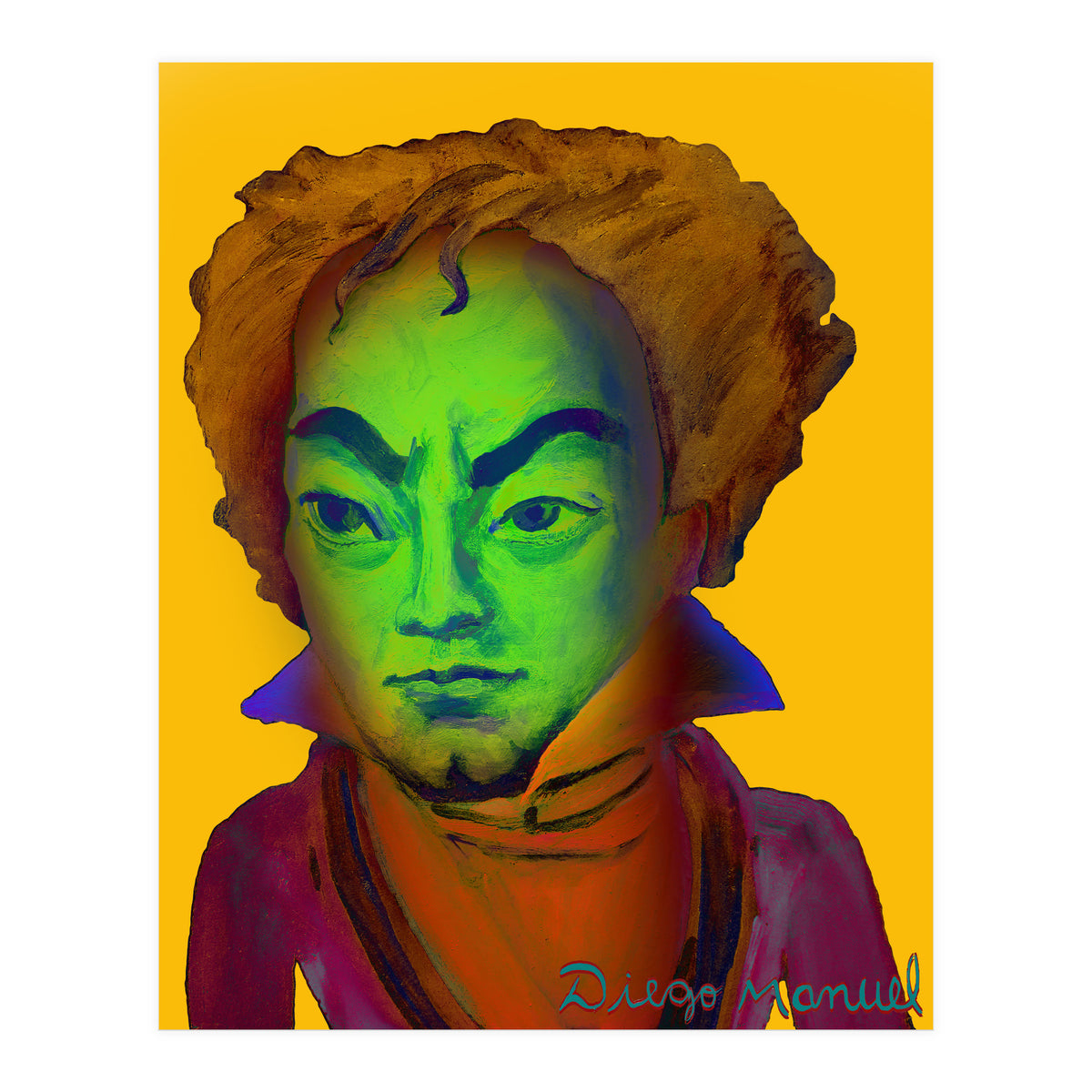 Beethoven Multicolor 6 (Print Only)