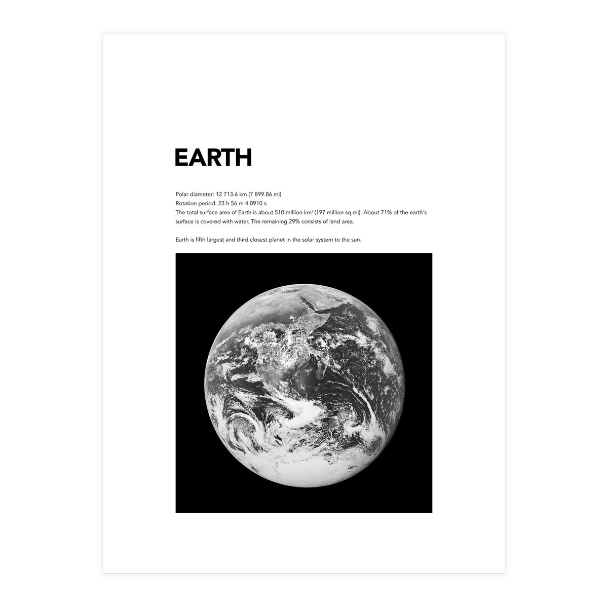 EARTH (Print Only)