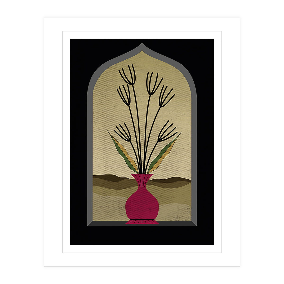 Window and Vase (Print Only)