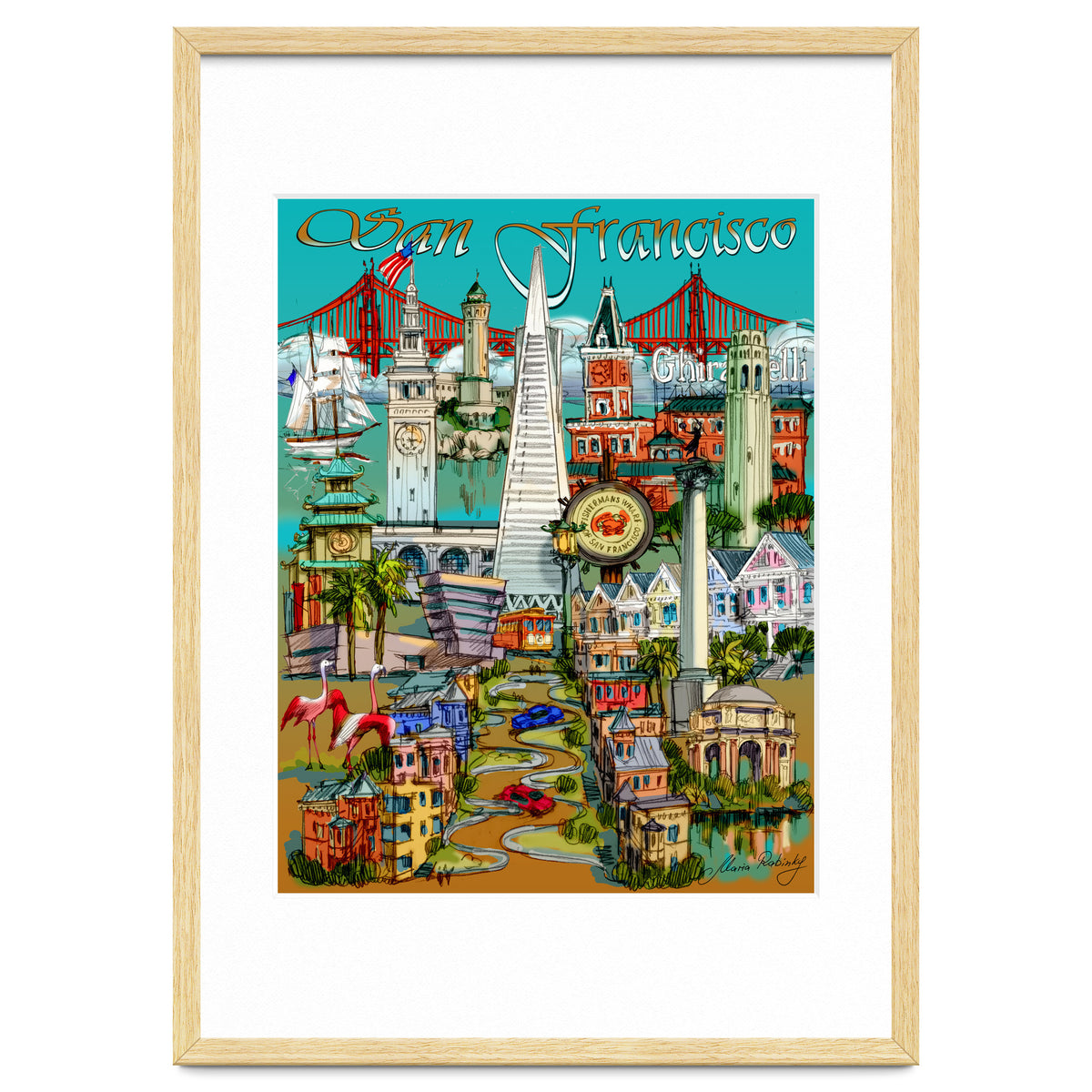 San Francisco Illustration