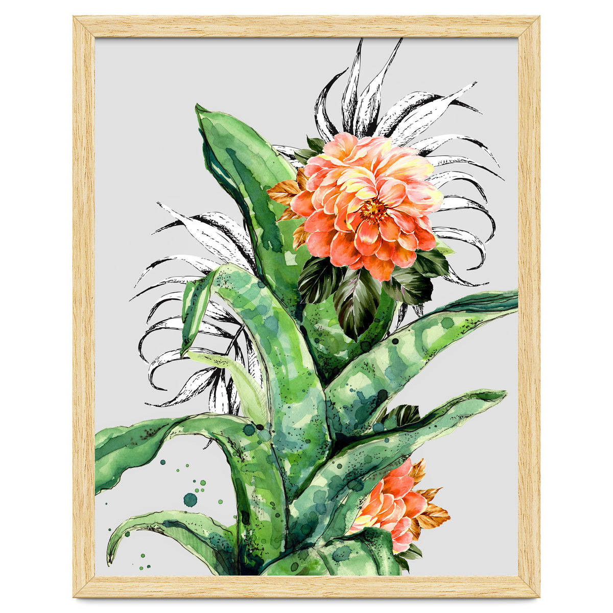 Collage of florid nature