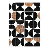 Mid-Century Modern Pattern No.1 - Concrete and Wood (Print Only) thumbnail