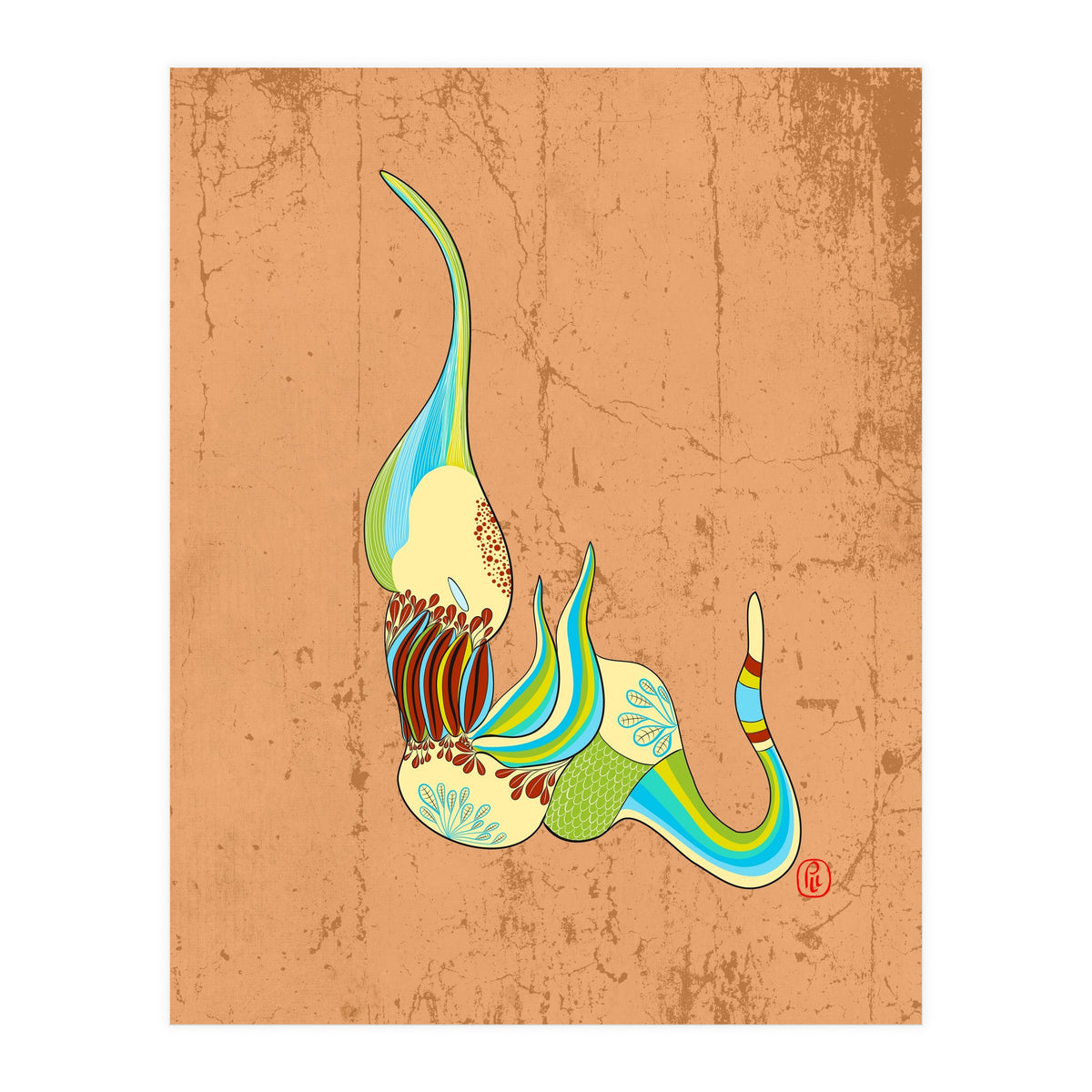 Floating Creature (Print Only)