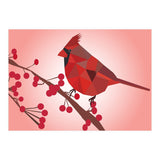 Northern Cardinal Bird Low Poly Art  (Print Only) thumbnail