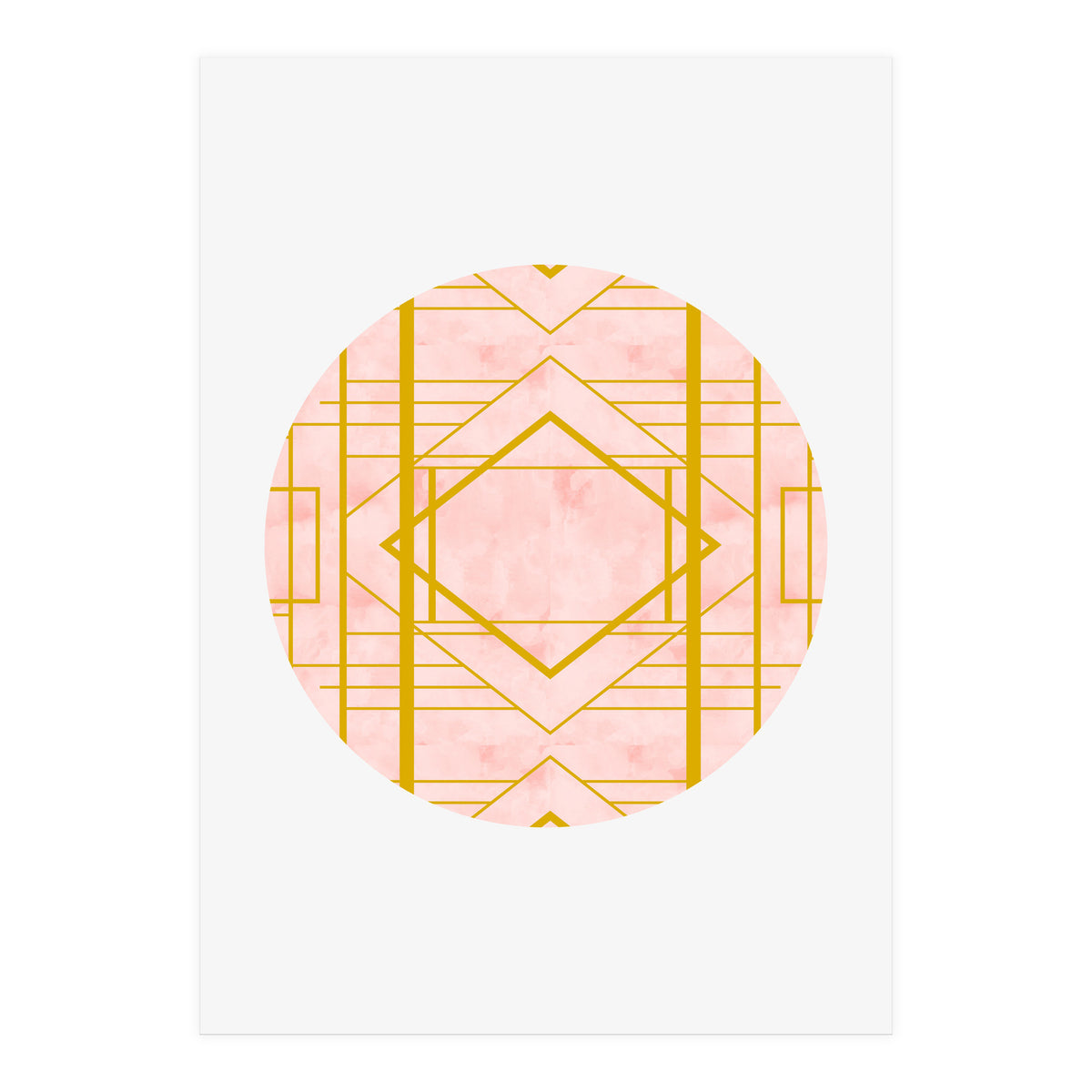 Art Deco Blush (Print Only)