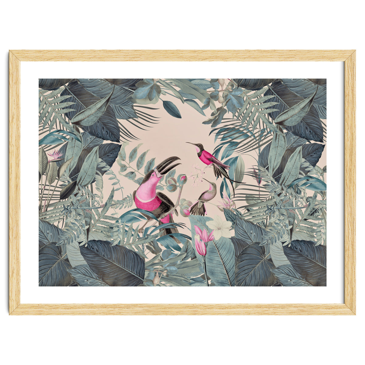 Green Jungle Toucans Color Look