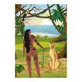 Boho Girl with Cheetah (Print Only) thumbnail