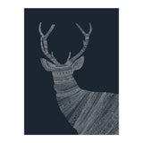 Stag Blue Poster (Print Only) thumbnail