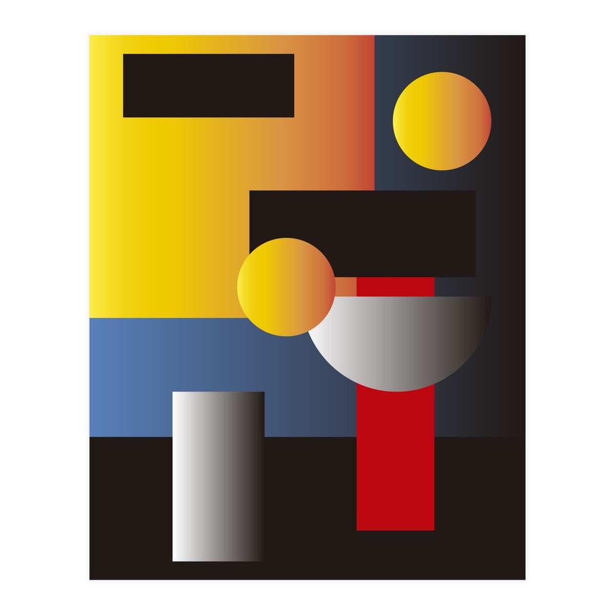 Modern Geometric Abstract 10 (Print Only)