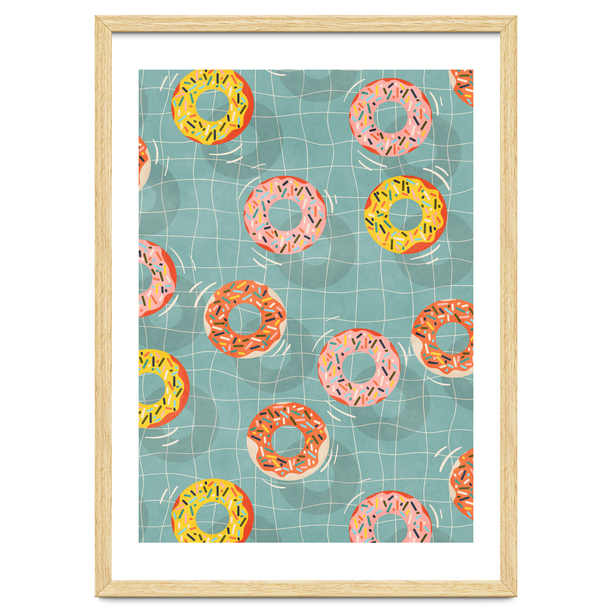 Pool Party Donuts