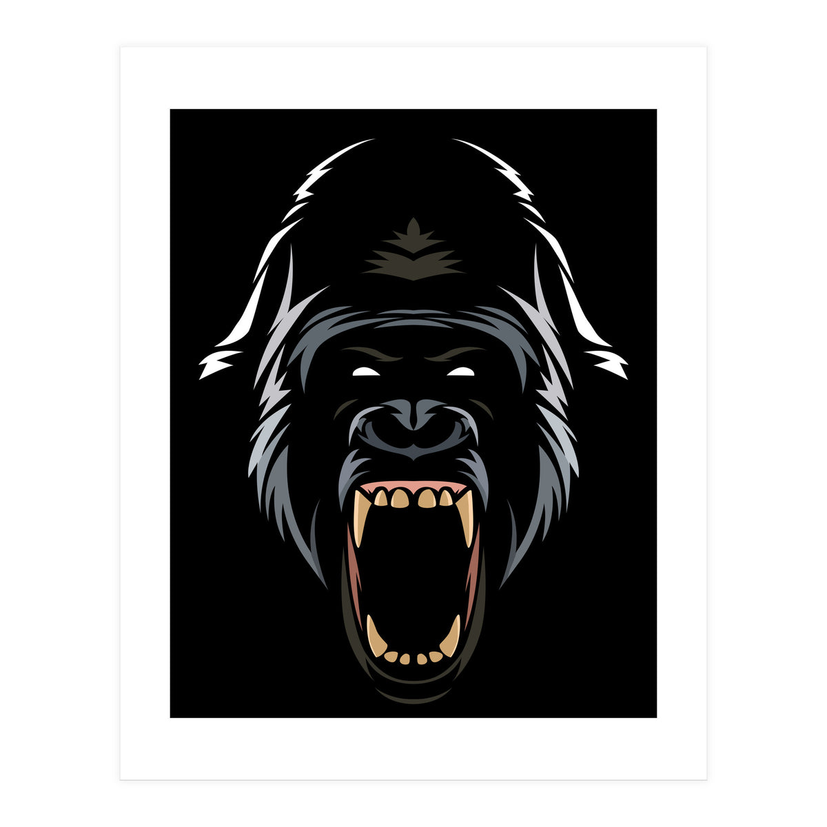 Gorilla Tribal (Print Only)