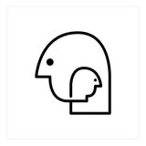 Double Head_White (Print Only) thumbnail