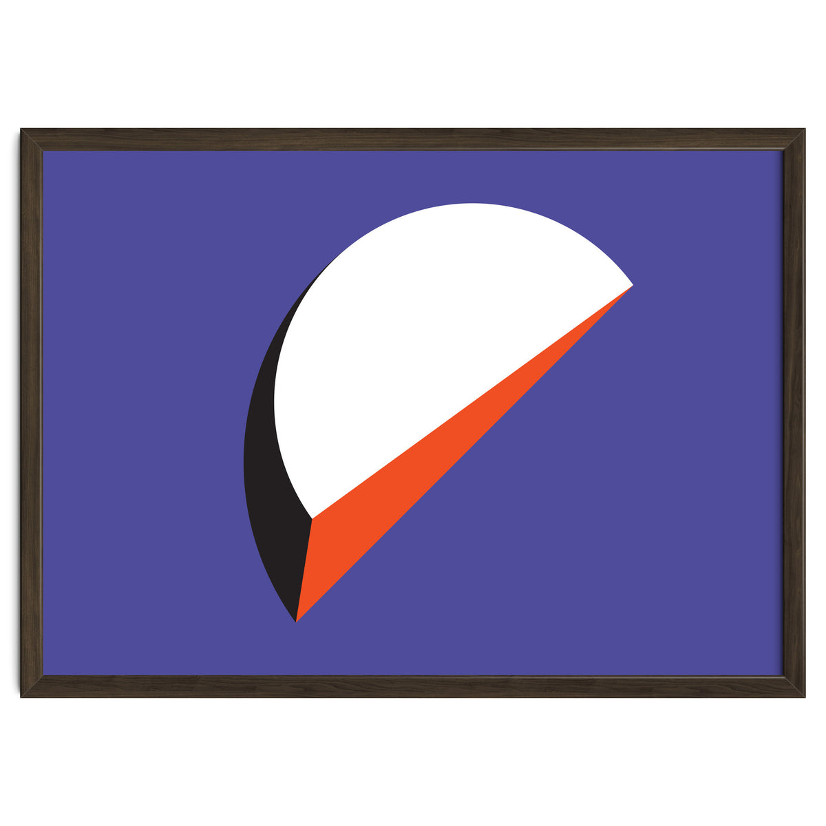 Geometric Shapes No. 37 - orange & purple