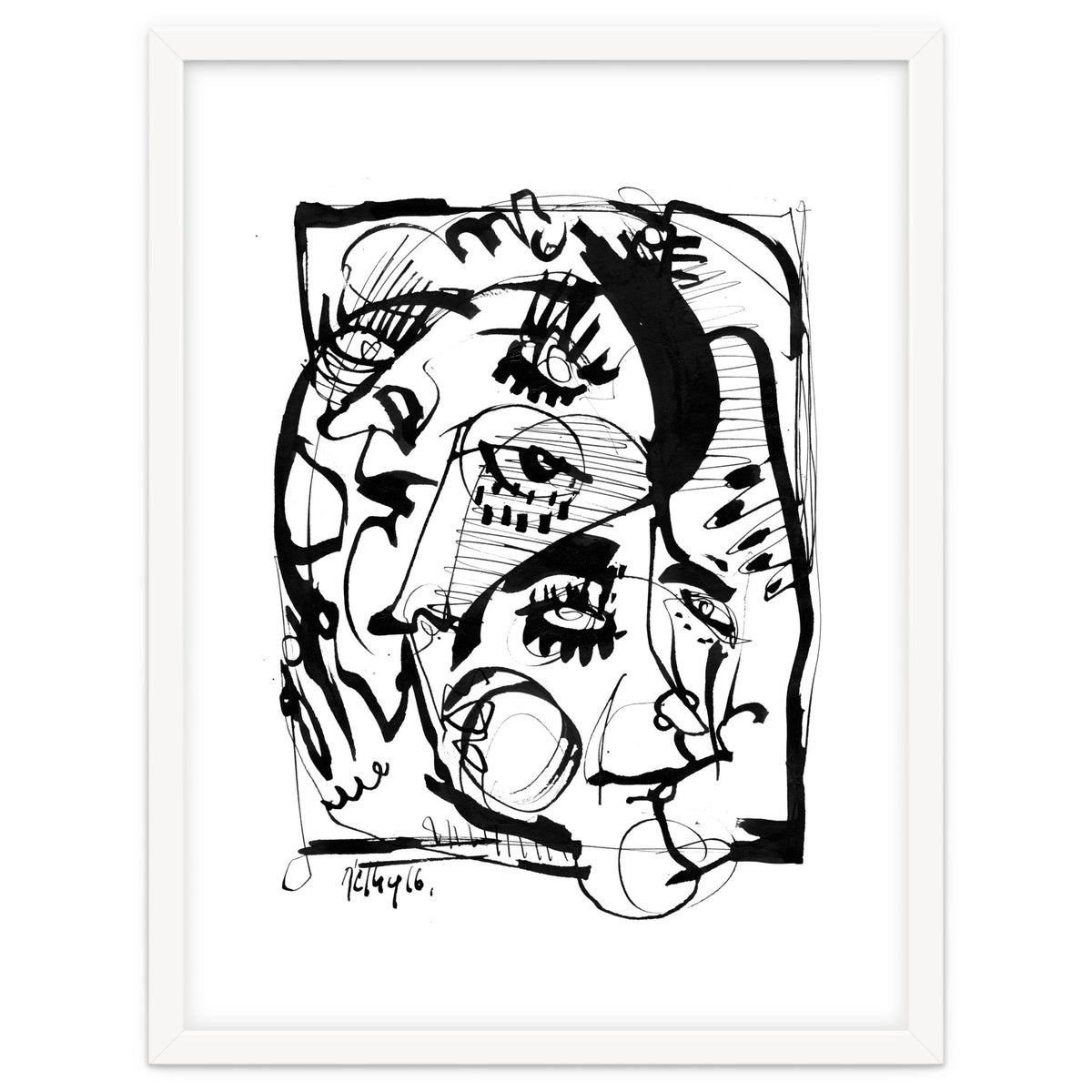 The Pretty People - b&w