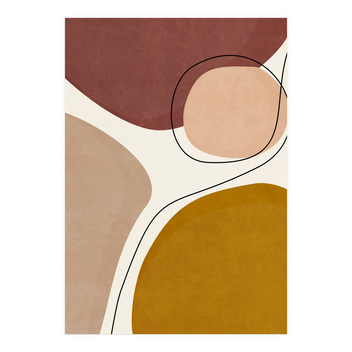 ORGANIC SHAPES - 01YR (Print Only)