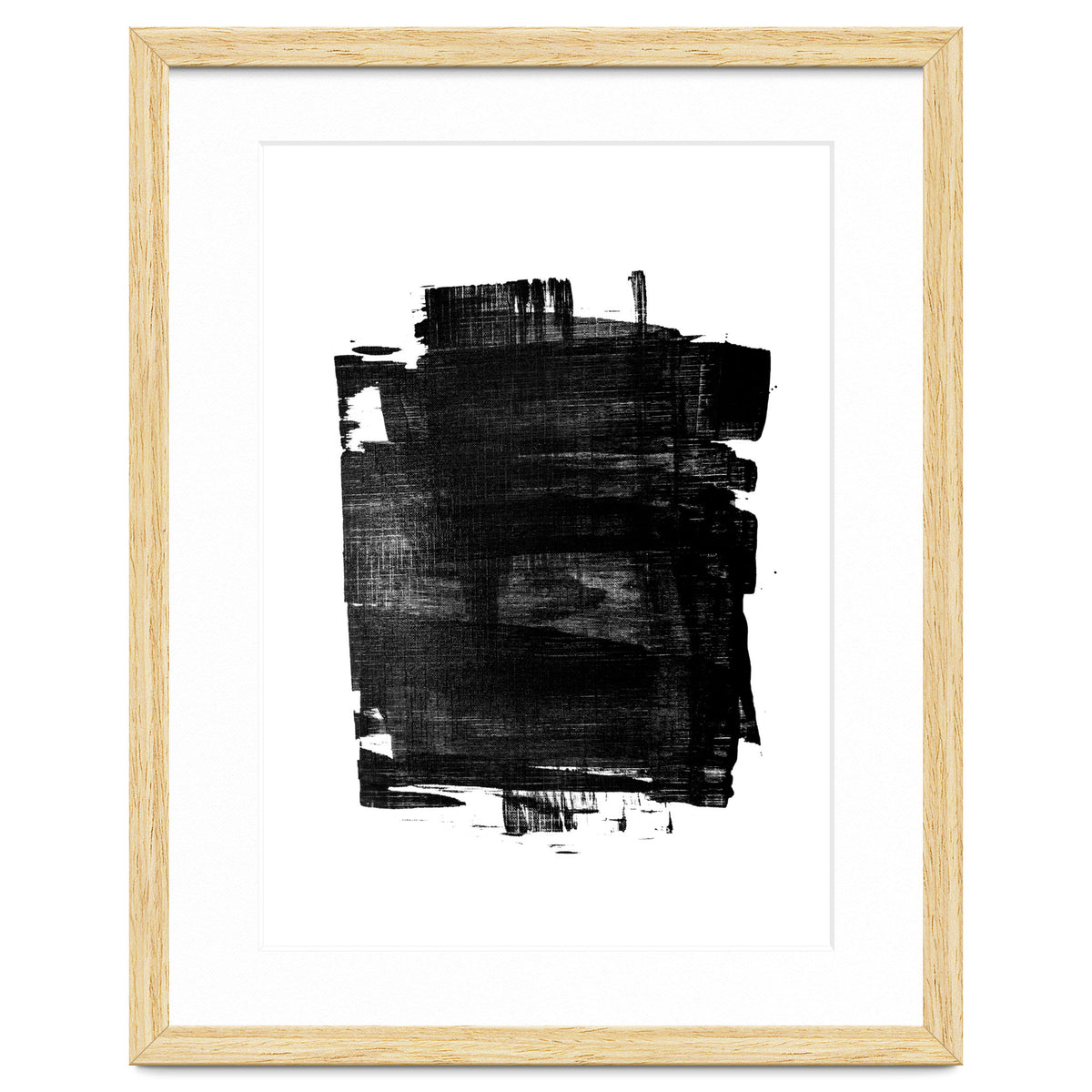 Minimalist Textured Brushstroke Art #1