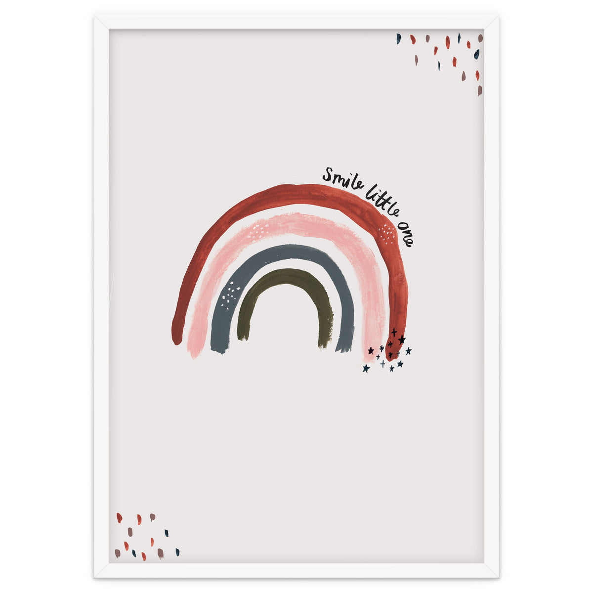 Smile Little One Rainbow Portrait