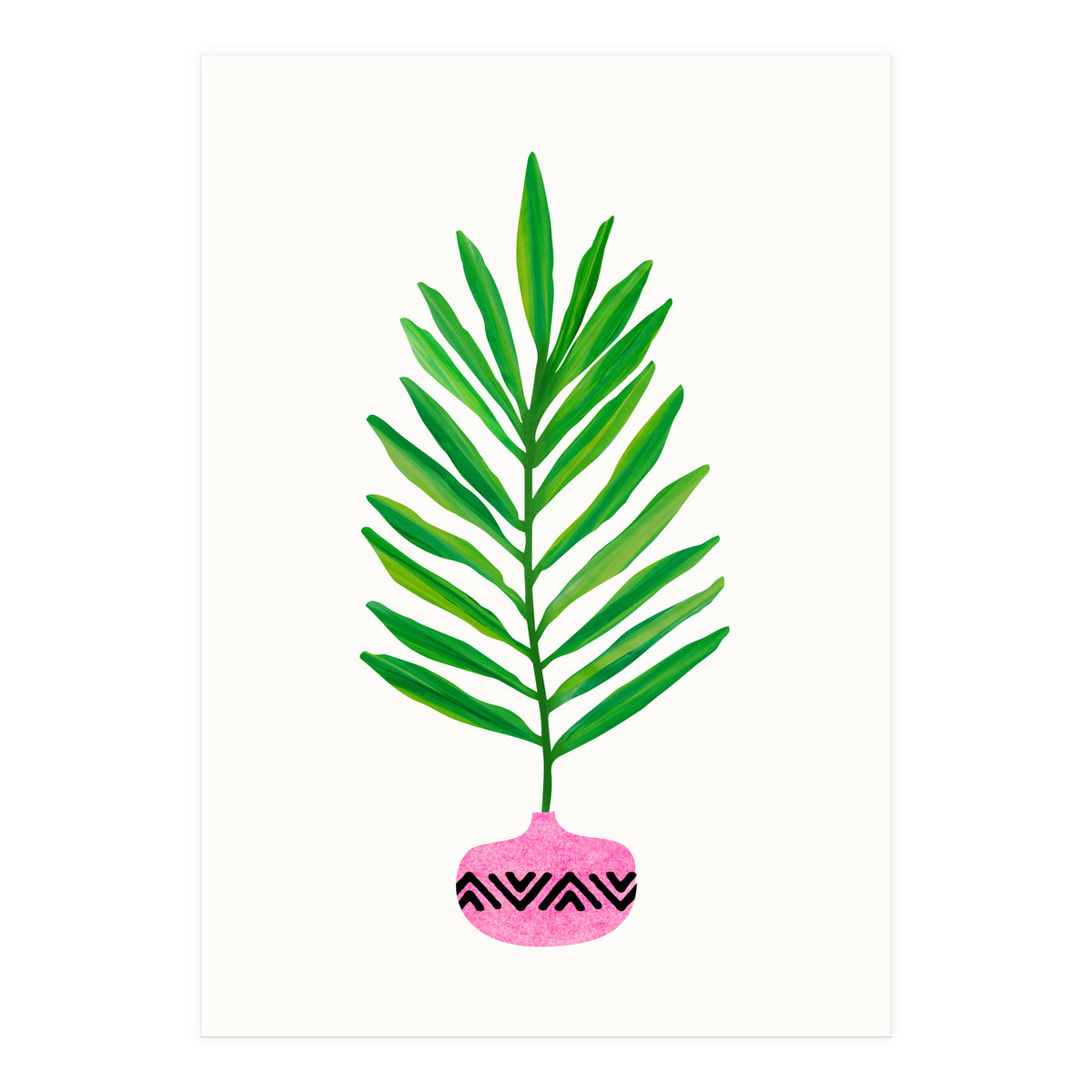 Modern Tropical Leaf (Print Only)
