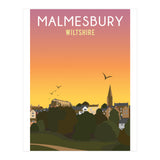 Malmesbury Sunset (Print Only) thumbnail