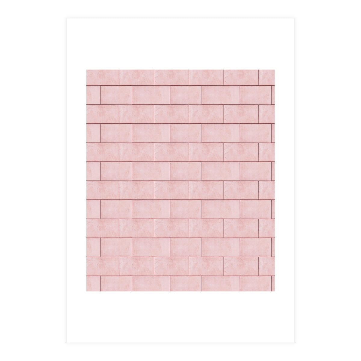 Blush Brick Imperfection (Print Only)
