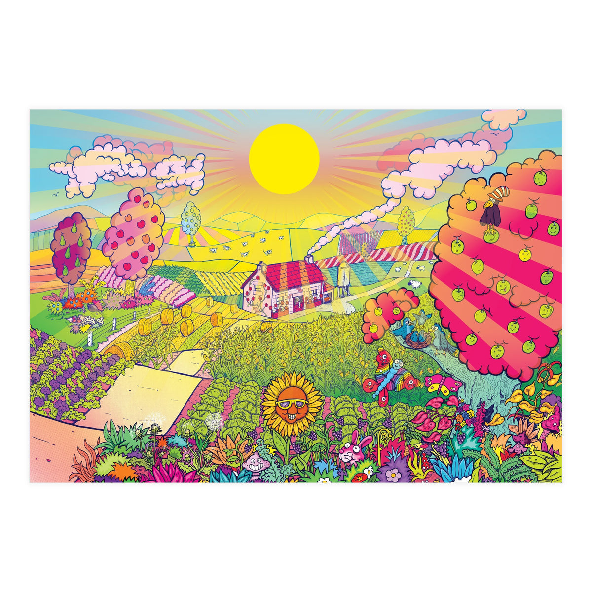 Reap A Harvest Barrel Aged Fruit Farmhouse Saison - Abbeydale x Siren Craft Brew (Print Only)