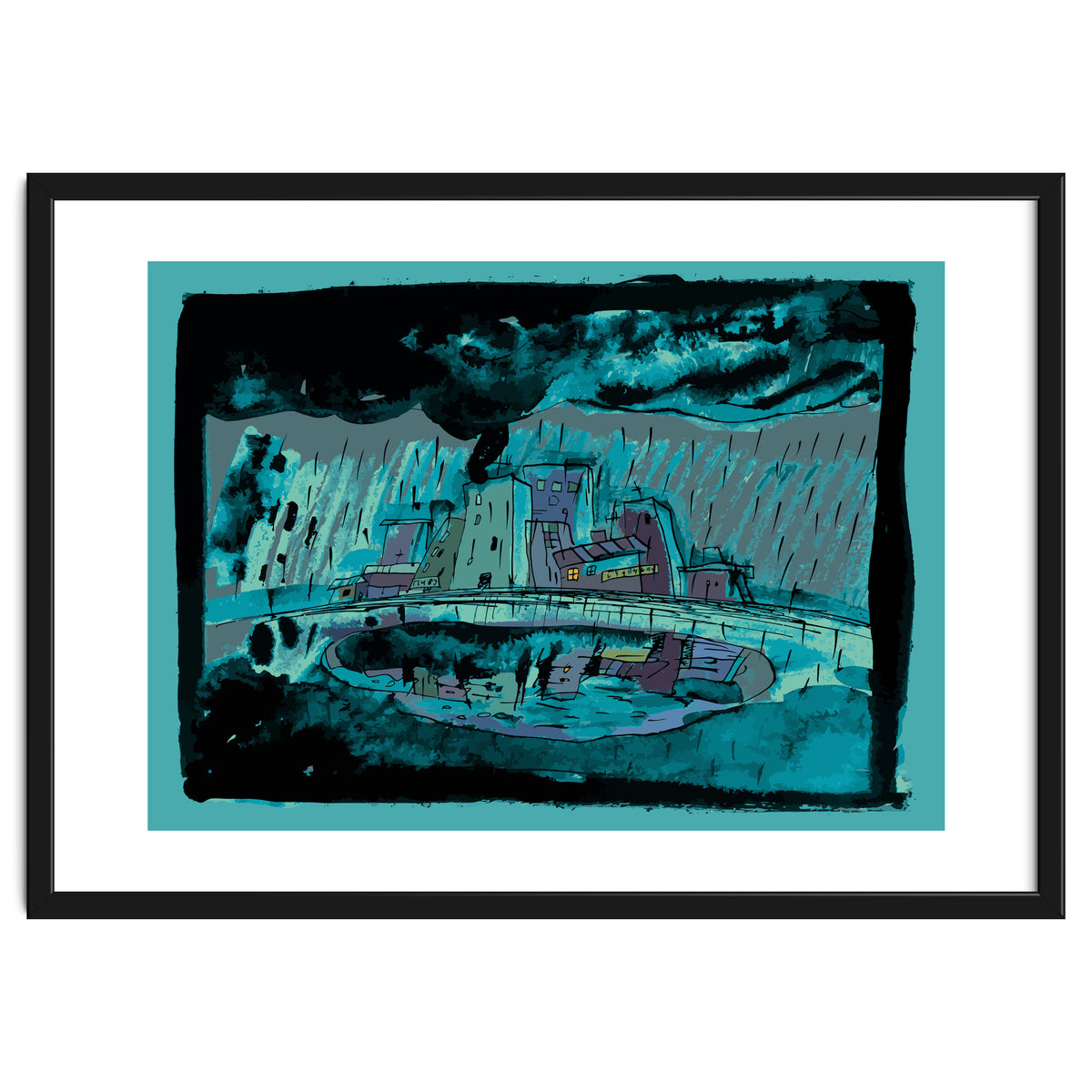 Autumn Rain in the Old City