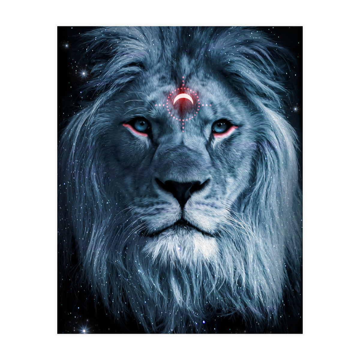 Lion Darkness (Print Only)