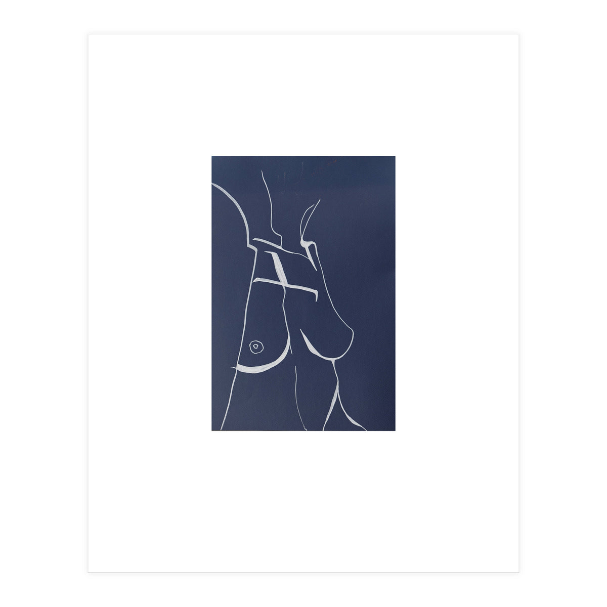 Topless Lady No 2 (Print Only)