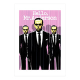 Hello Mr Anderson Matrix movie poster (Print Only) thumbnail