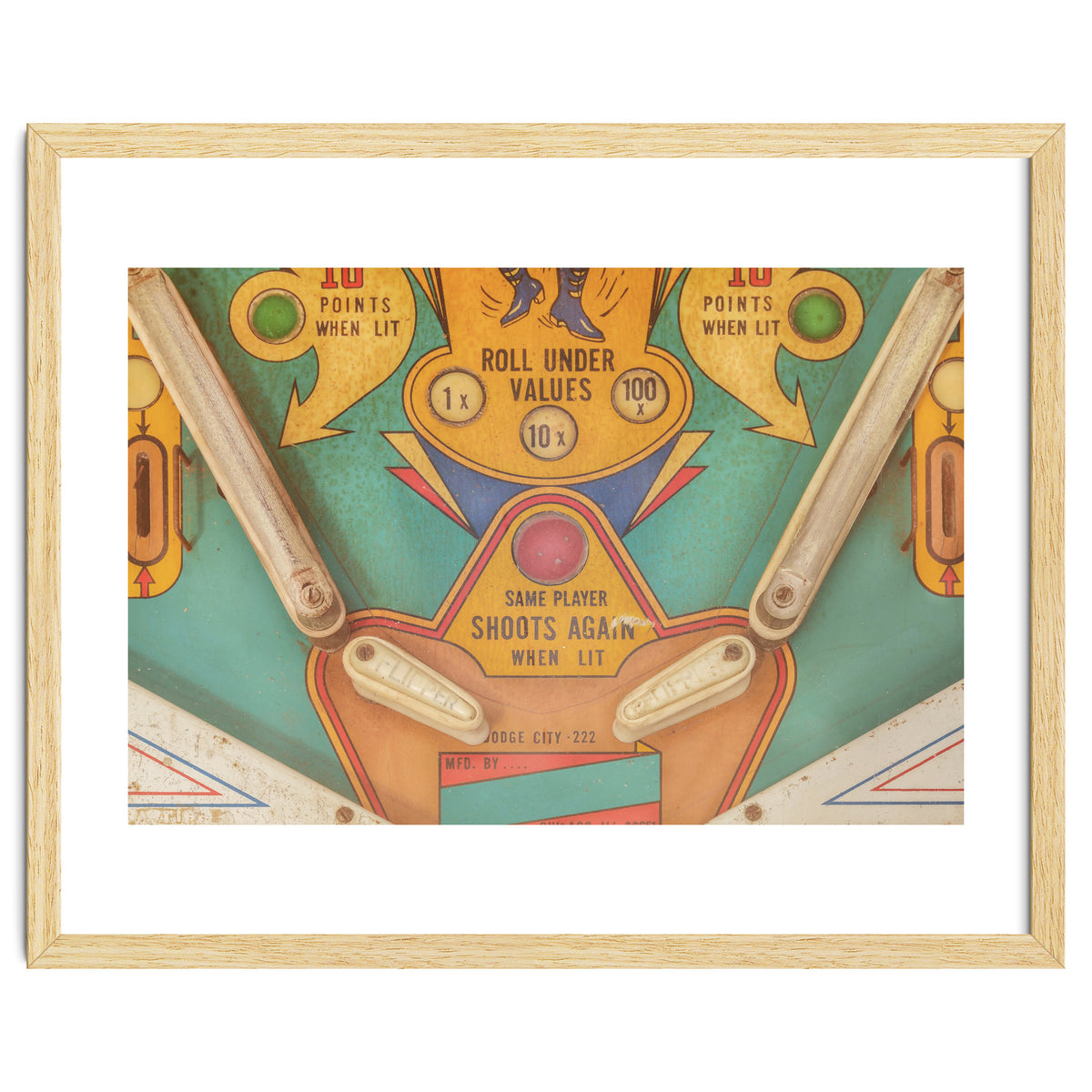 The vintage Pinball Machine