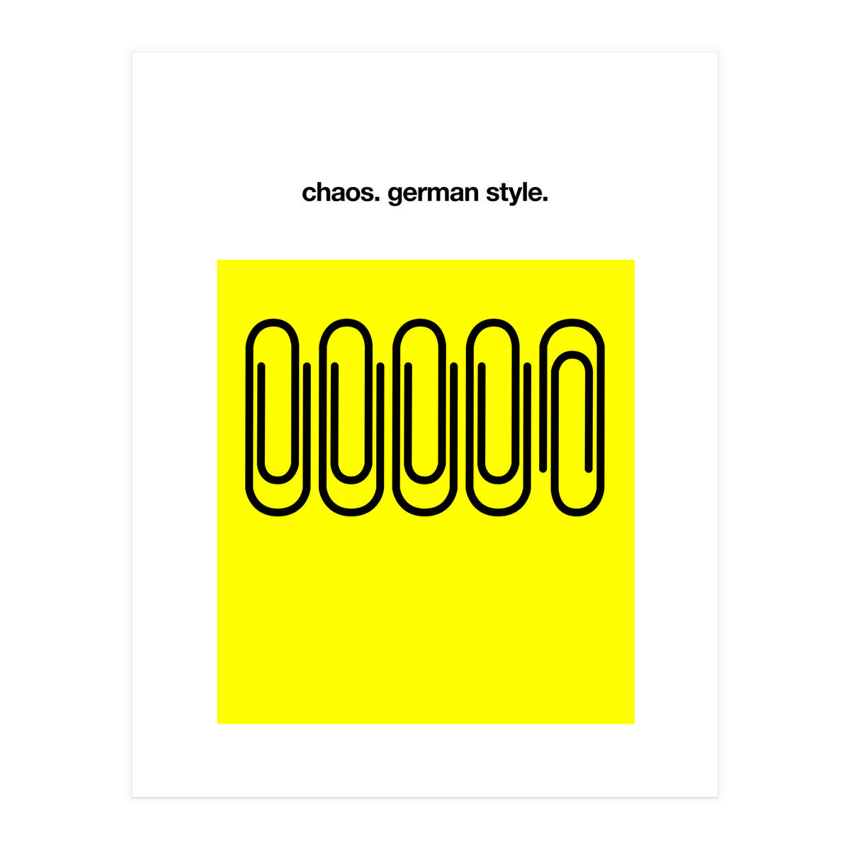 German Chaos (Print Only)