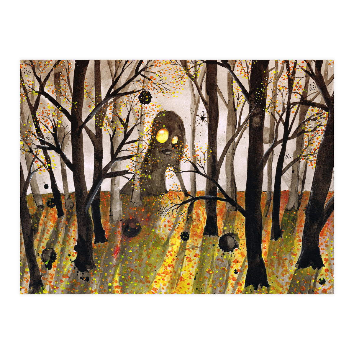 Monster in the woods (Print Only)