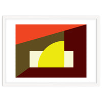 Geometric Shapes No. 9 - yellow, orange & brown