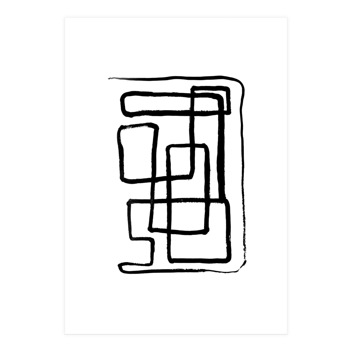 Maze Line Art (Print Only)