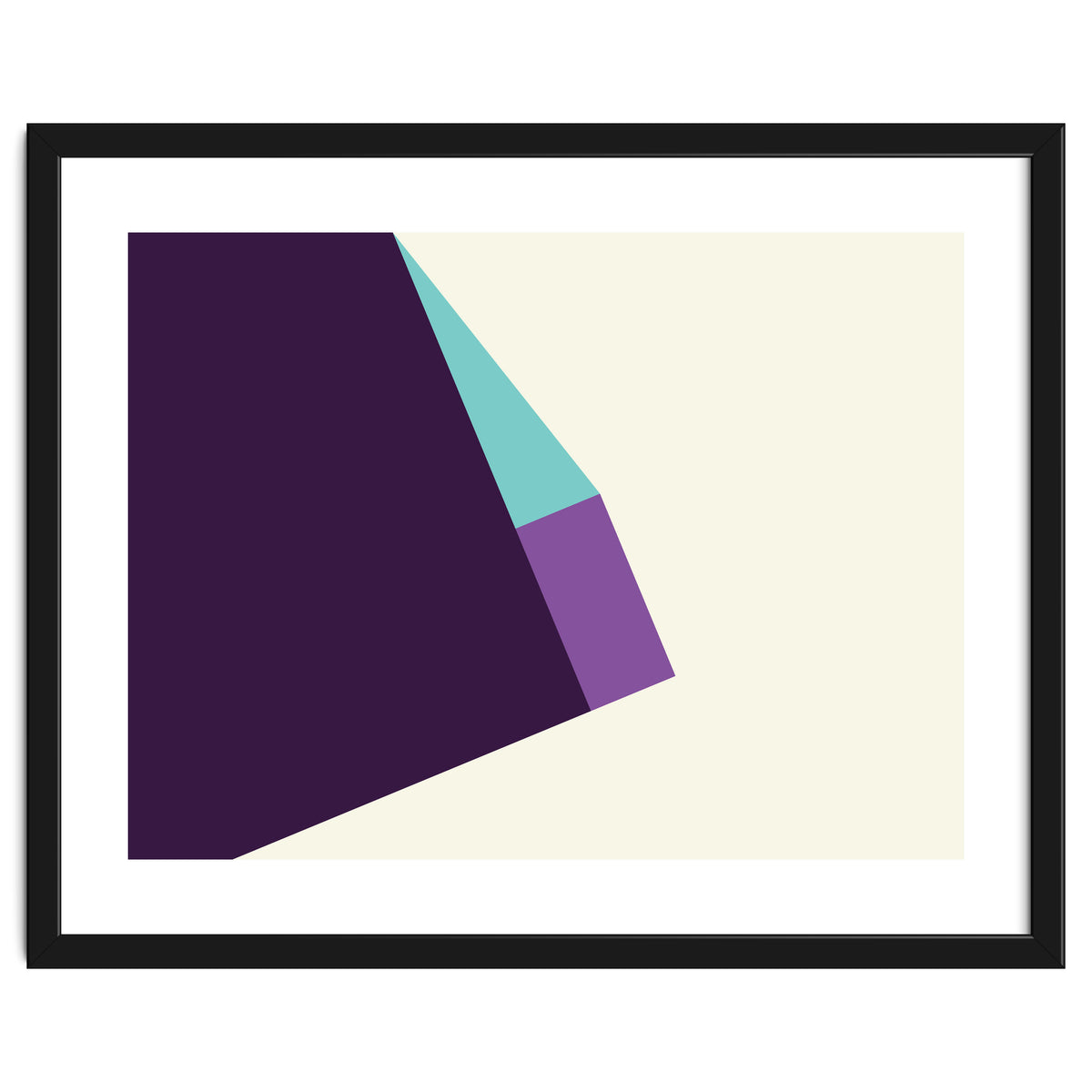 Geometric Shapes No. 42 -  lilac, blue & purple