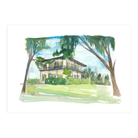 Key West Florida Conch Dream House Hemingway House (Print Only)