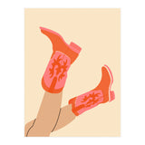 Cowgirl Boots Risography (Print Only) thumbnail