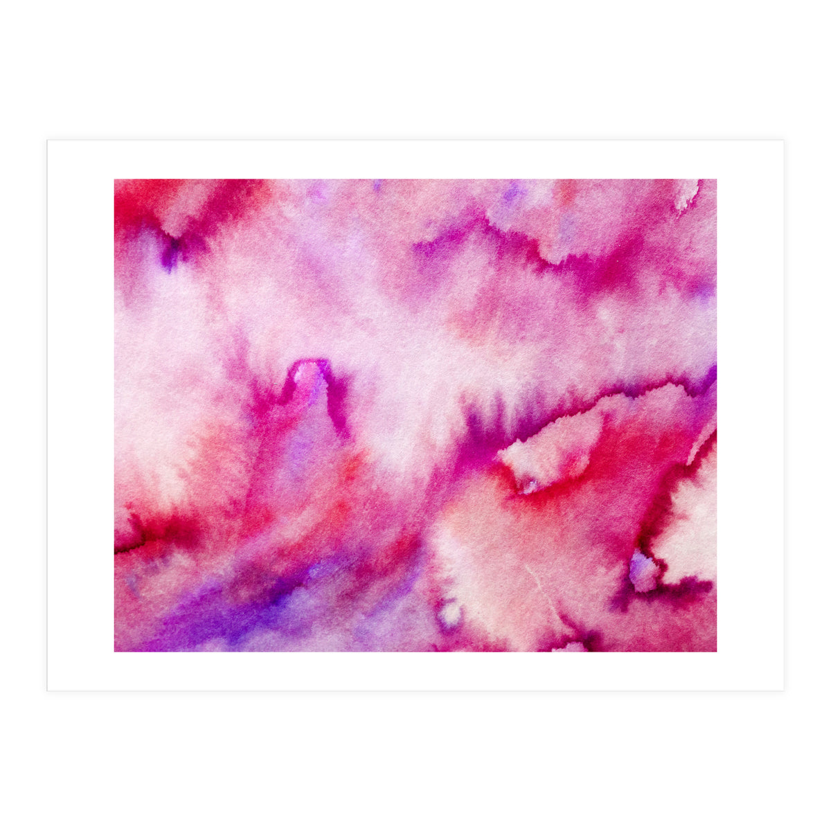 Watercolor magenta tie-dye (Print Only)