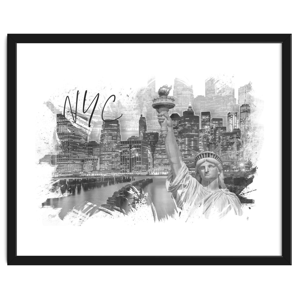 Trendy MANHATTAN Collage