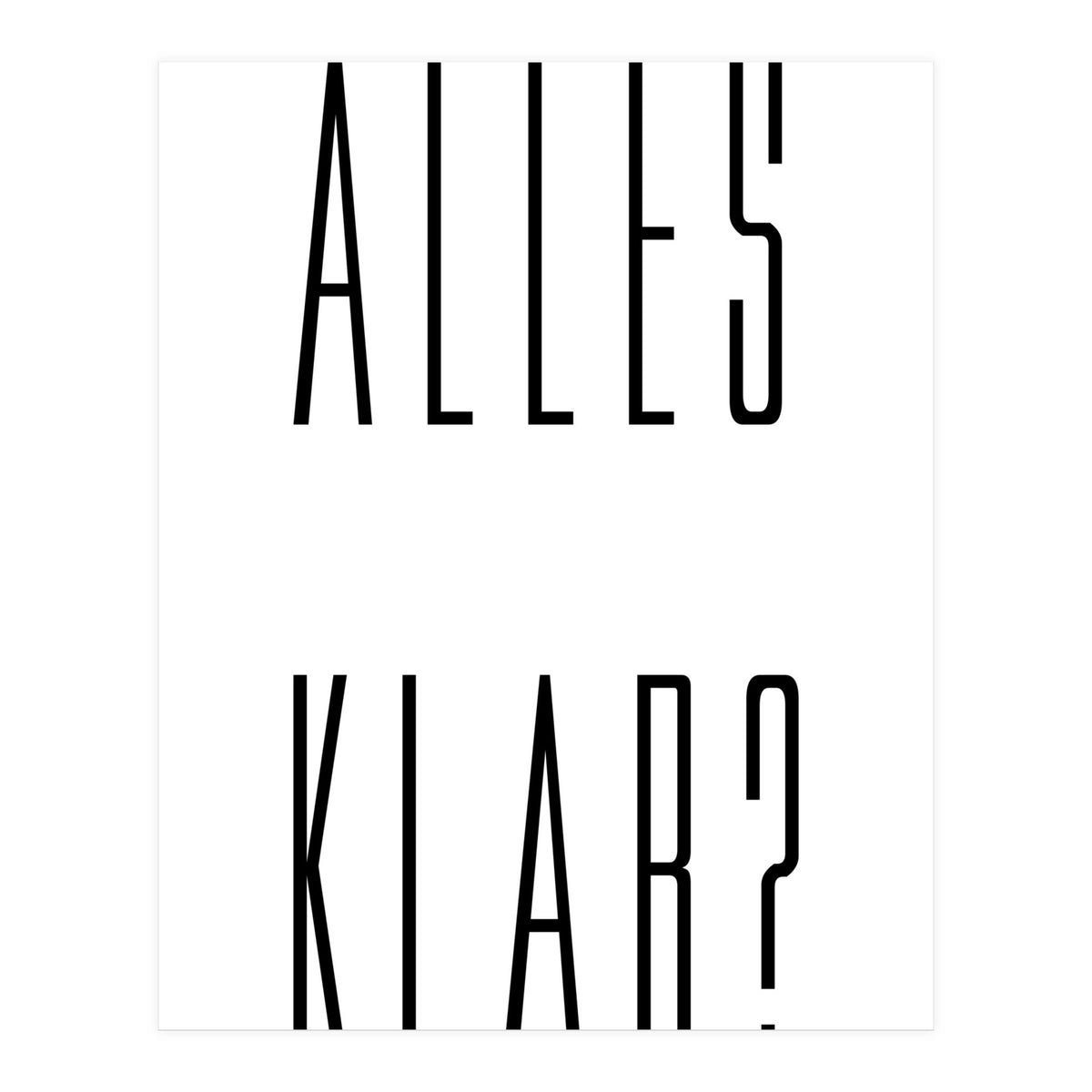 Alles Klar - German vocabulary! (Print Only)