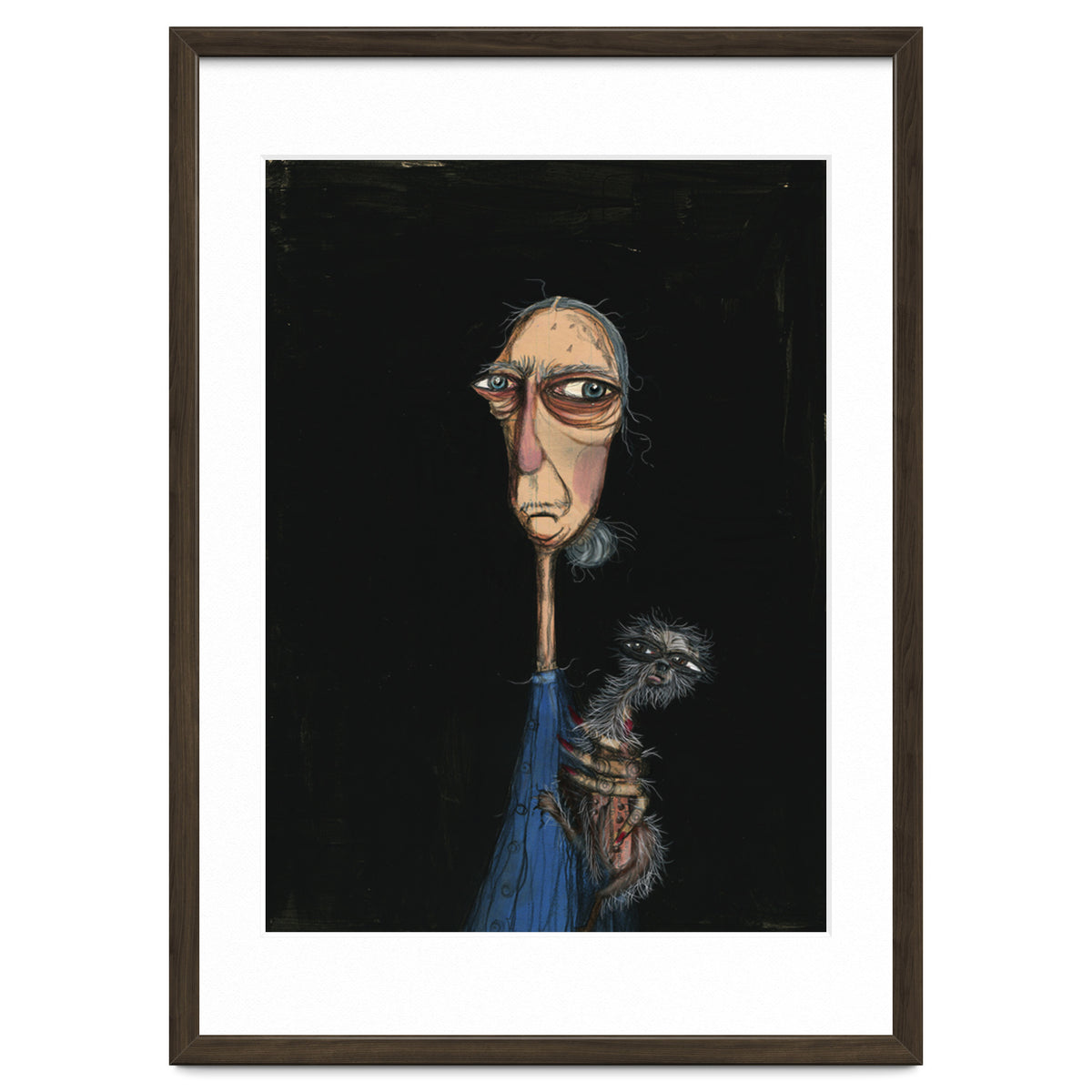 Woman Holding A Chihuahua