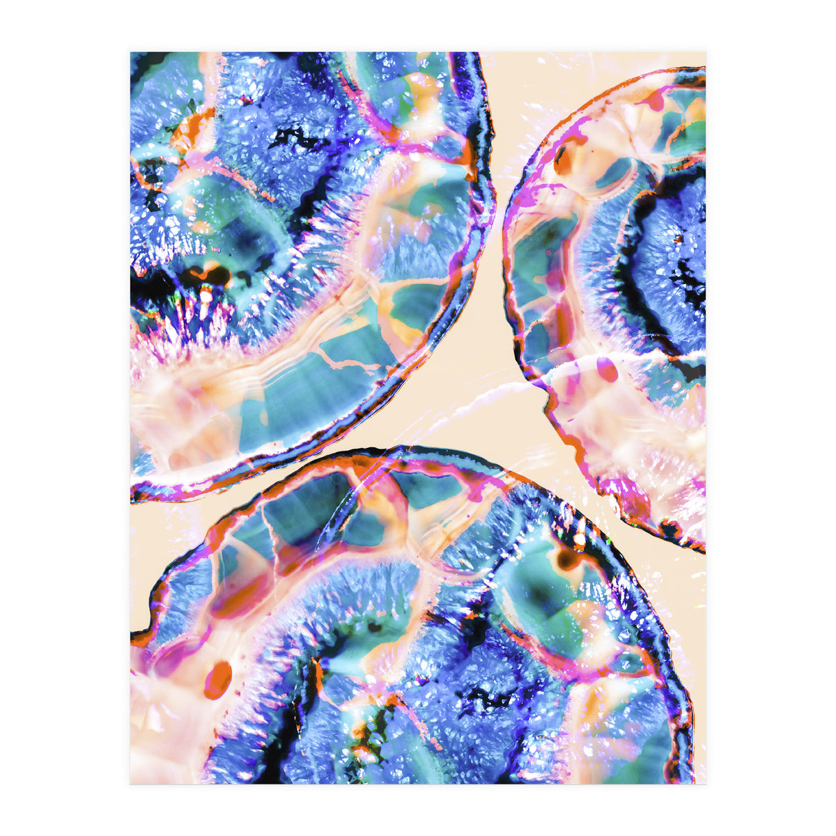 Abstract Agate Painting (Print Only)