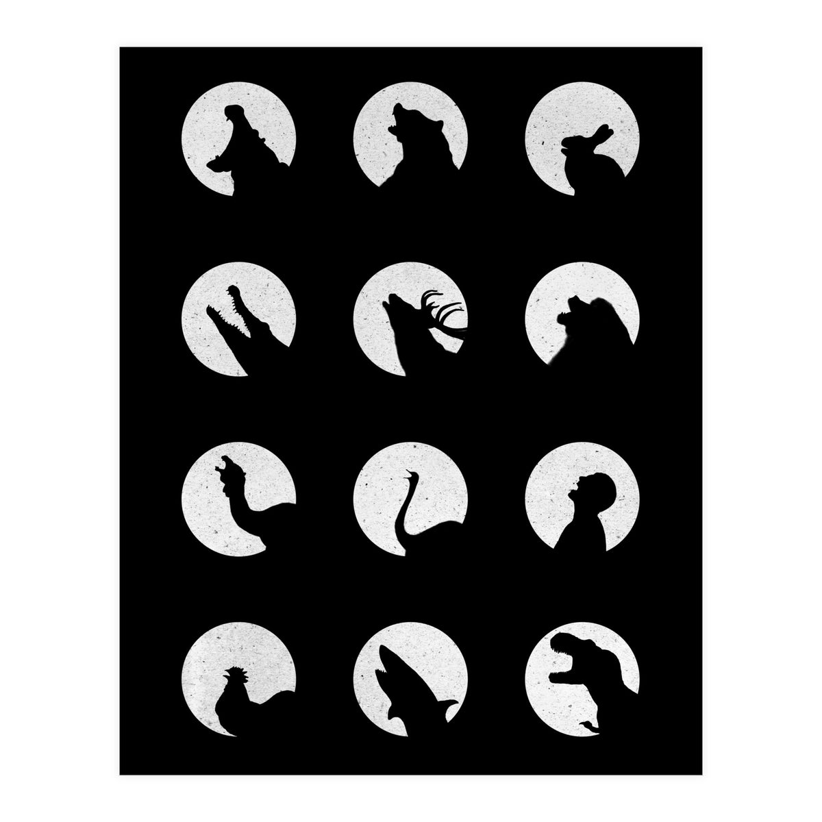 Wolf's Night Off (Print Only)