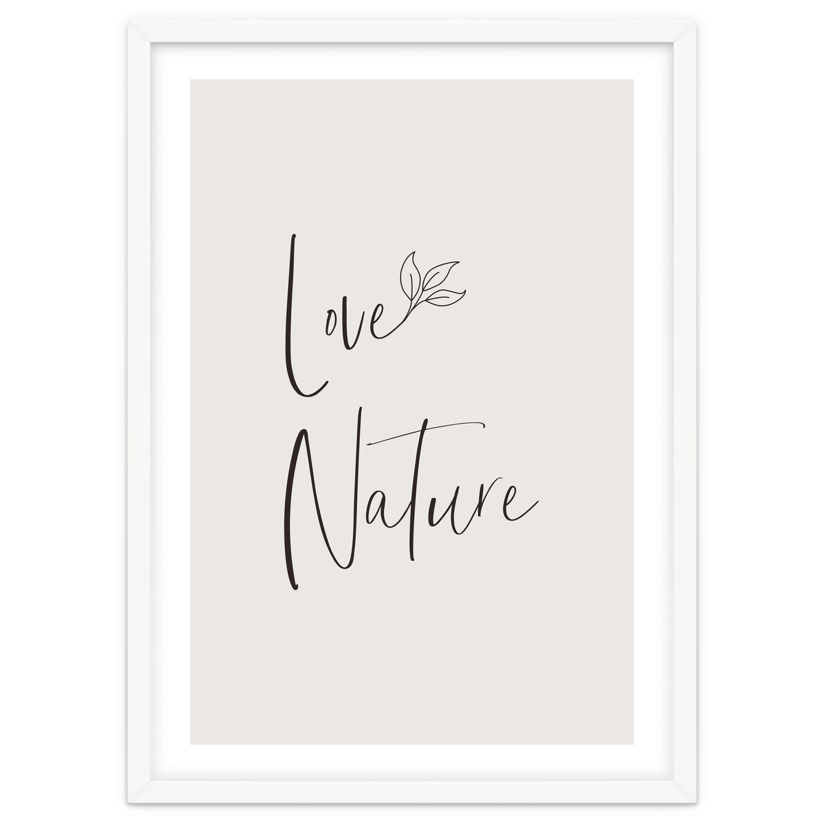 Love nature - minimalist