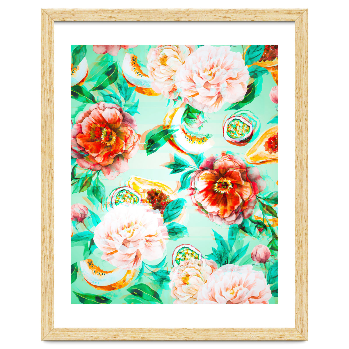 Tropical flowery fruit glitch