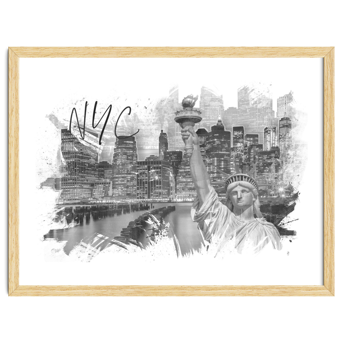 Trendy MANHATTAN Collage