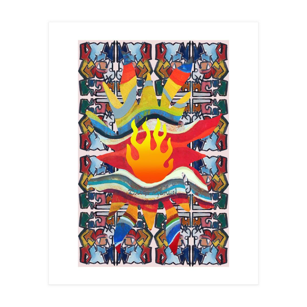 Fuego Y Graffiti 47 (Print Only)