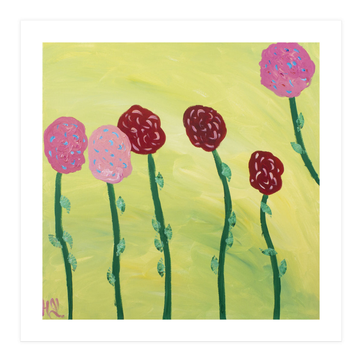 Blooms In The Wind (Print Only)