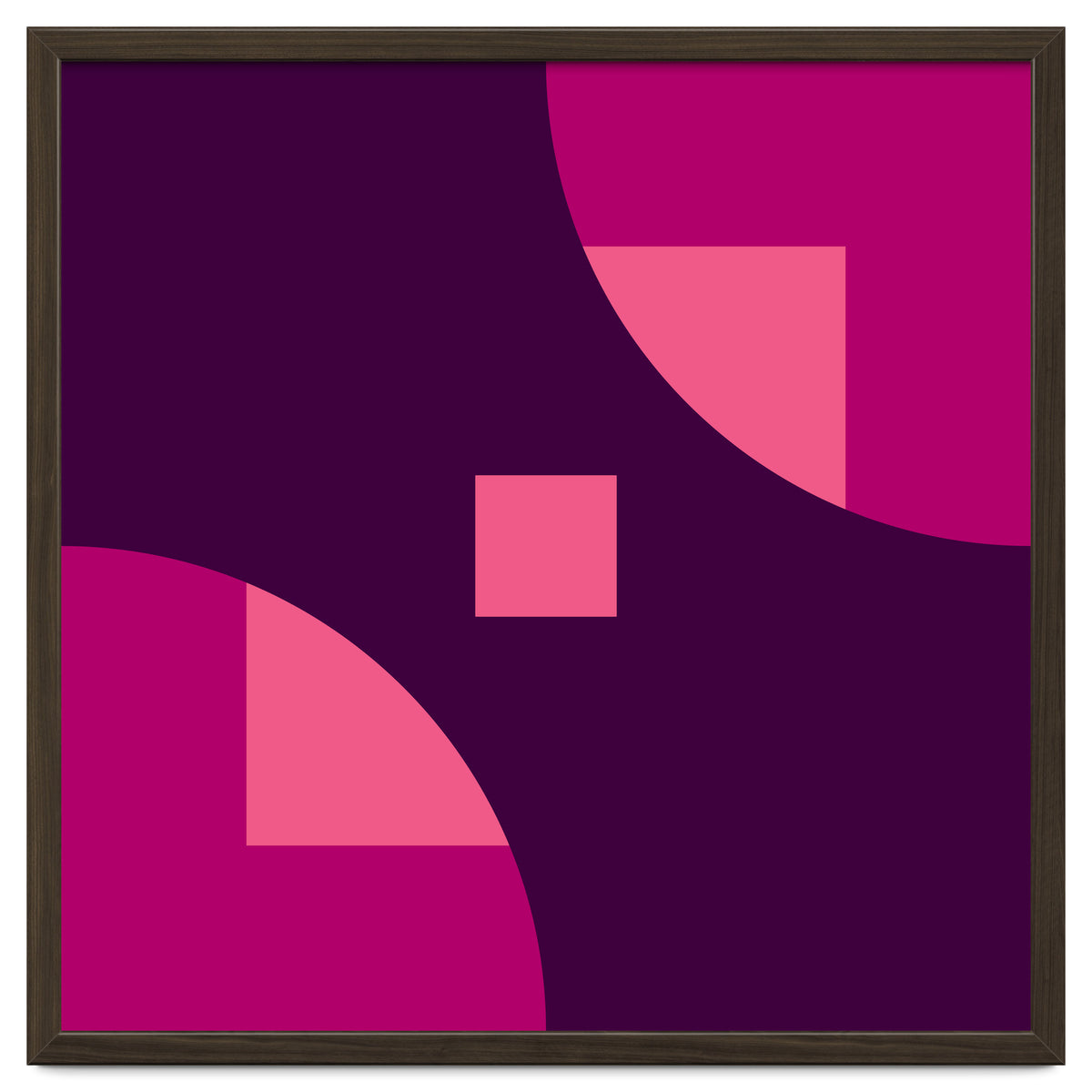 Geometric Shapes No. 1 - purple & pink squares